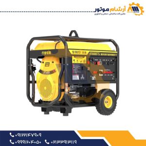 موتور برق 12 کیلووات دو سیلندر تک‌فاز راتو مدل R12000D_A